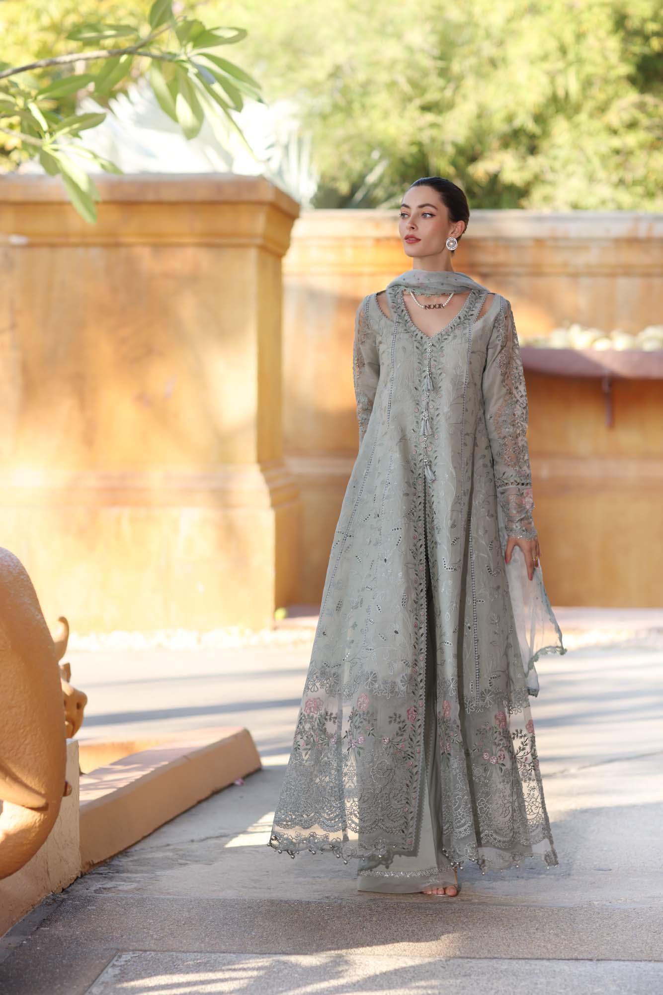 Noor by Saadia Asad | Eid Luxury Laserkari 25 | D1-A - Rang-e-Khaas