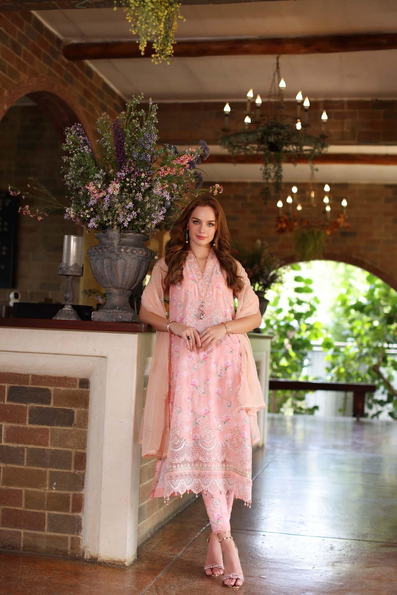 Noor by Saadia Asad | Eid Luxe Printkari 24 | D1 - Rang-e-Khaas