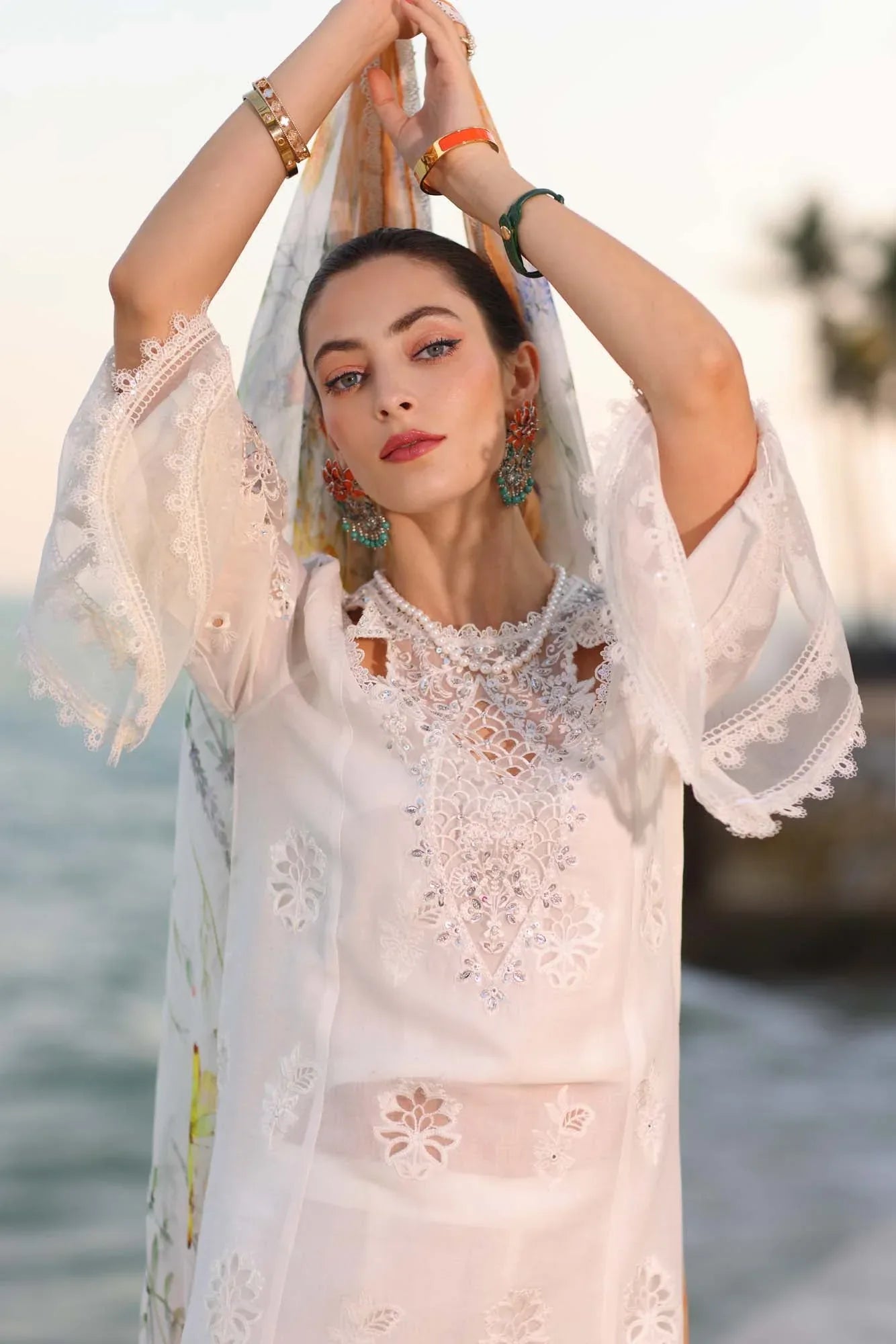 Noor by Saadia Asad | Eid Luxury Laserkari 25 | D9-B - Rang-e-Khaas