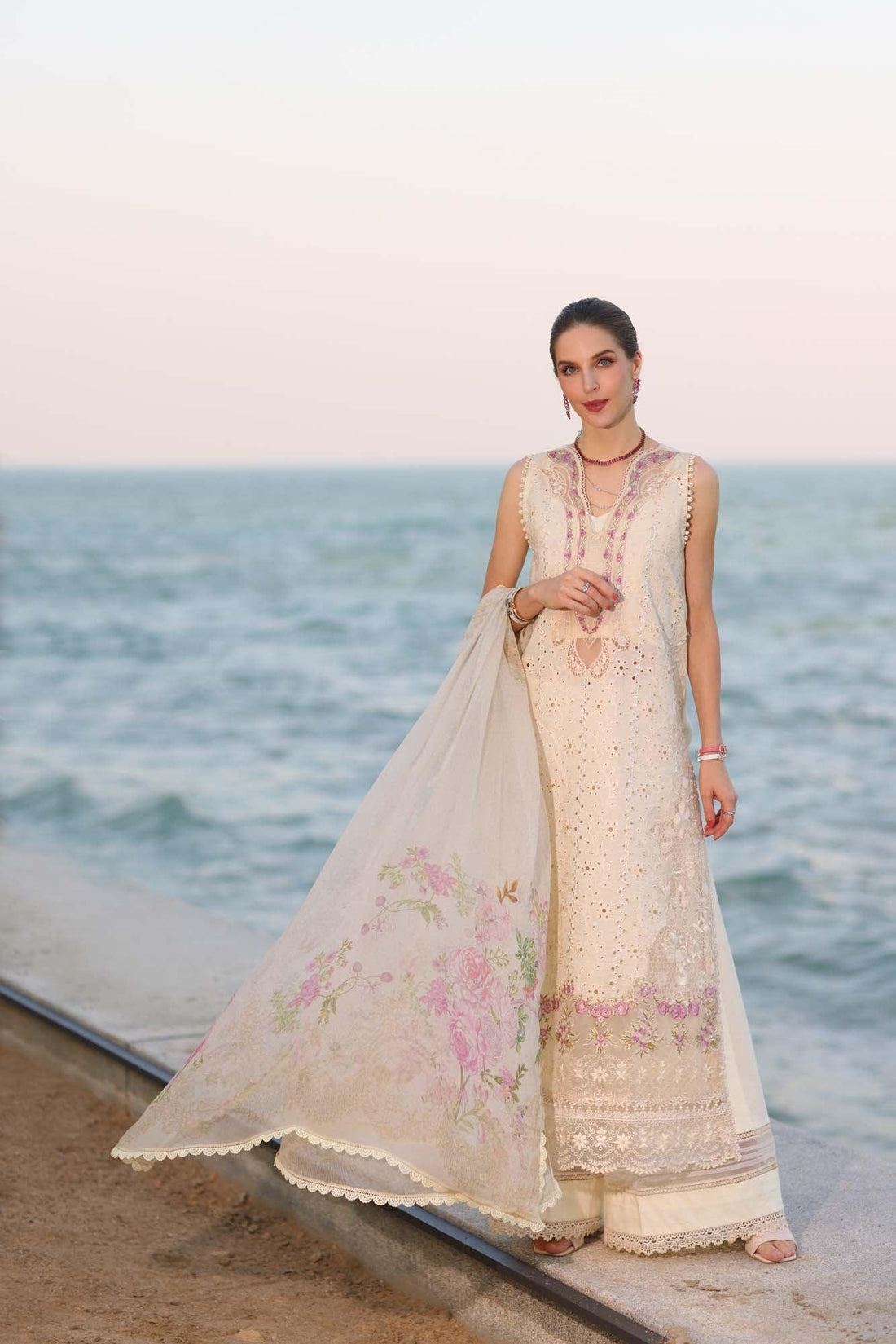 Noor by Saadia Asad | Eid Luxury Laserkari 25 | D3-A - Rang-e-Khaas