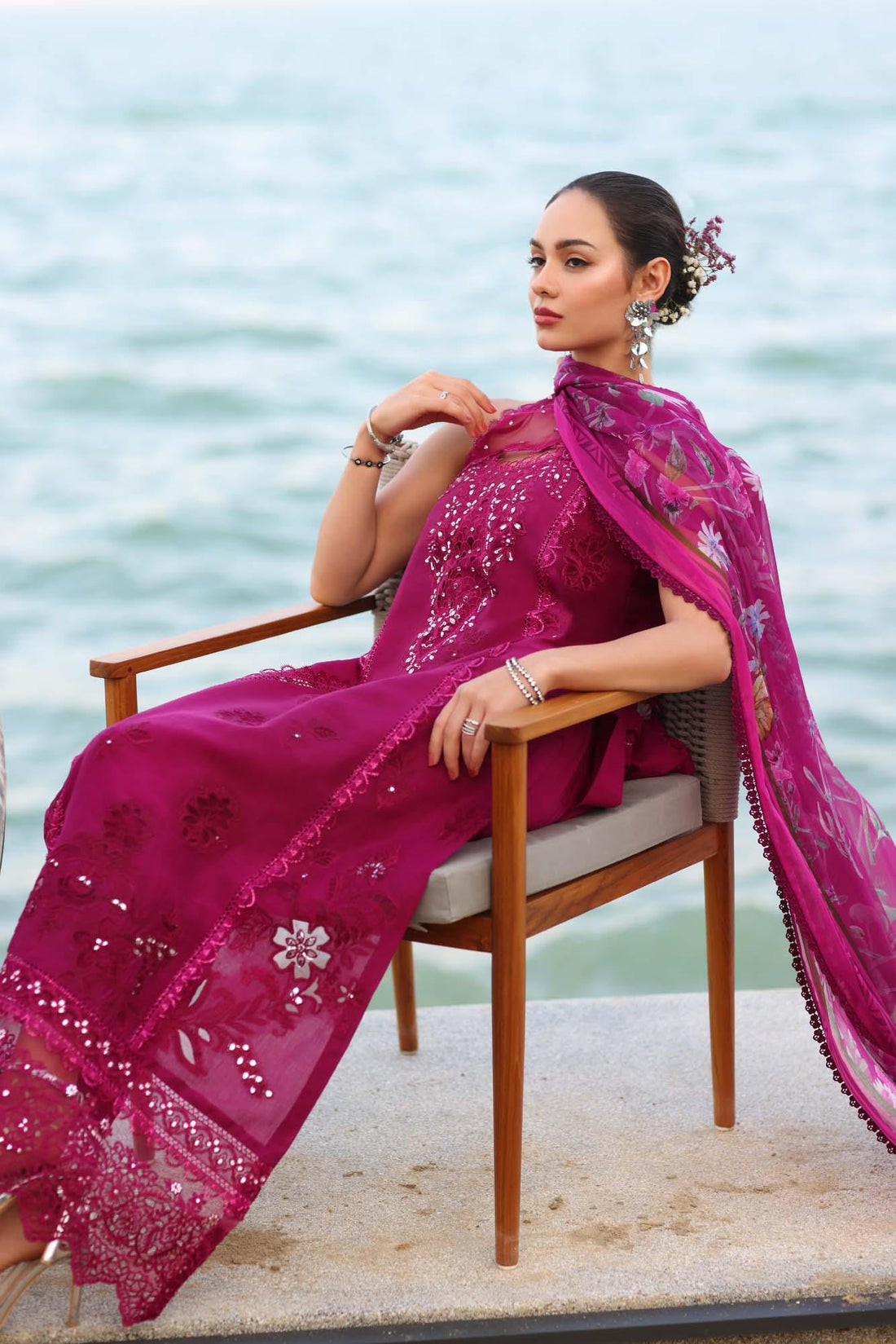 Noor by Saadia Asad | Eid Luxury Laserkari 25 | D9-A - Rang-e-Khaas