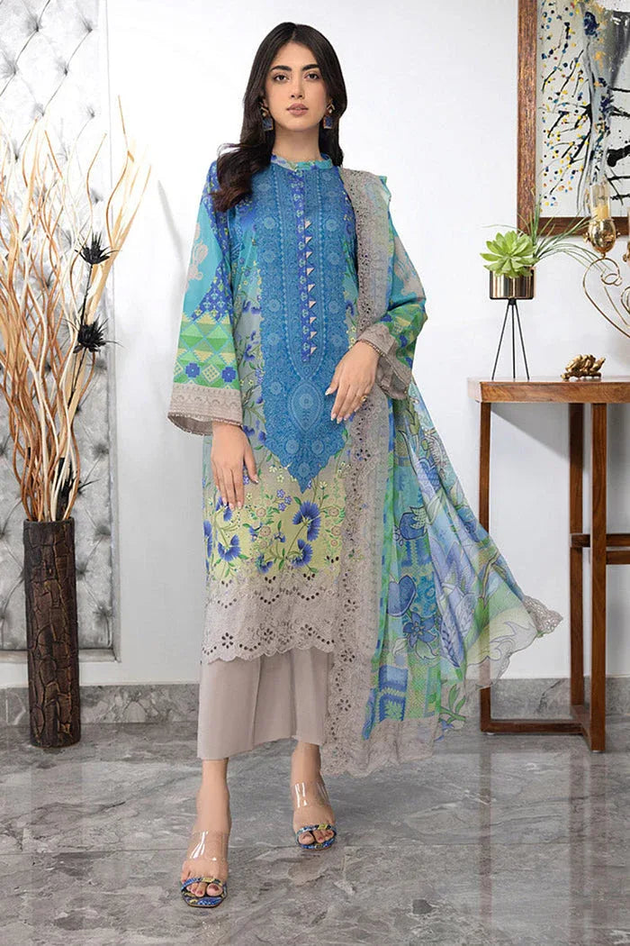 Charizma |Combination Lawn Collection | CC-24 - Rang-e-Khaas