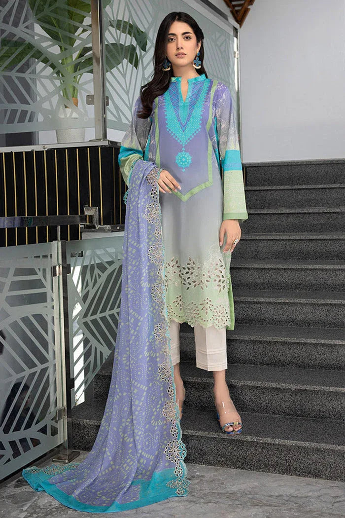 Charizma |Combination Lawn Collection | CC-29 - Rang-e-Khaas