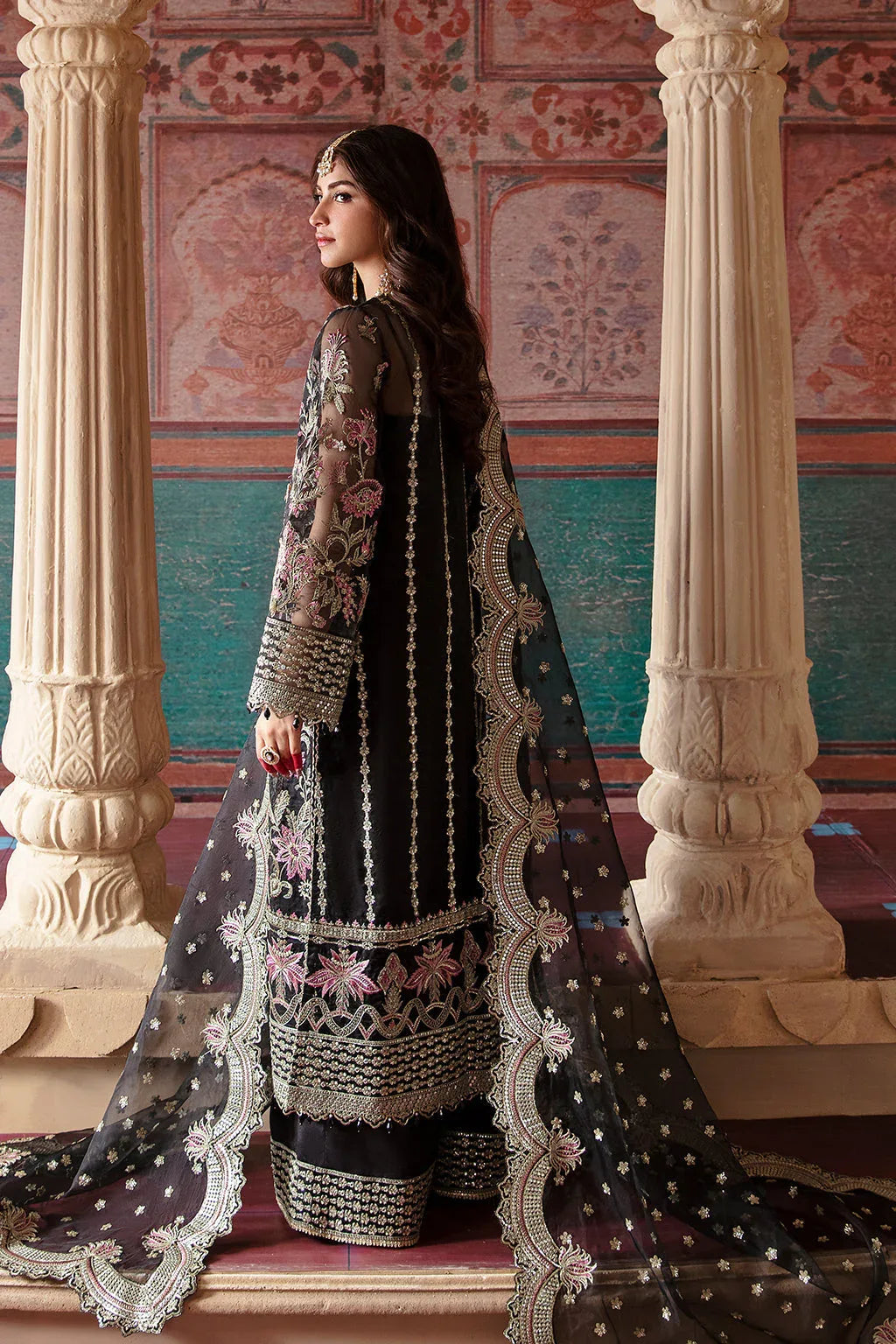 Afrozeh Shehnai Wedding Formal 3Pc Suit AFS-23-V1-03 Abdeen - Rang-e-Khaas