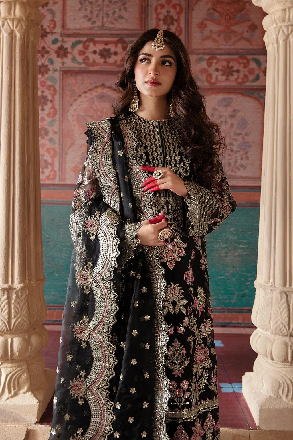 Afrozeh Shehnai Wedding Formal 3Pc Suit AFS-23-V1-03 Abdeen - Rang-e-Khaas