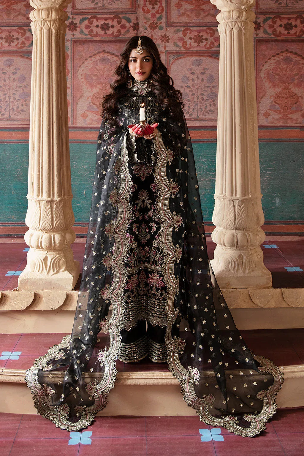 Afrozeh Shehnai Wedding Formal 3Pc Suit AFS-23-V1-03 Abdeen - Rang-e-Khaas