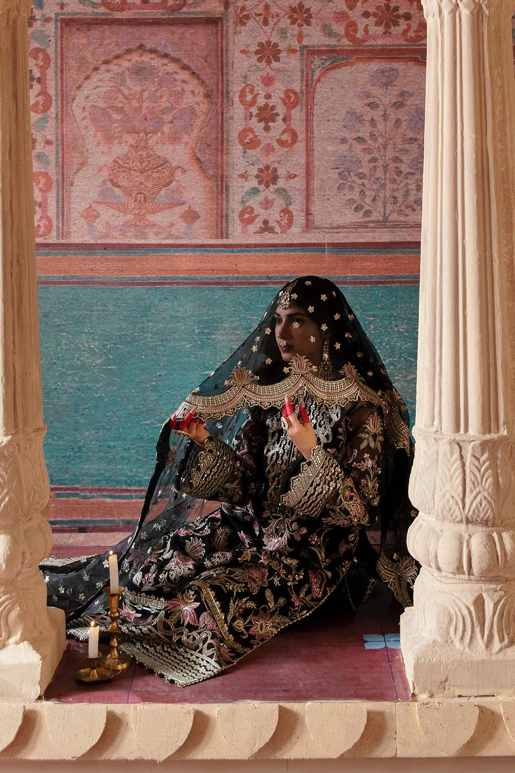 Afrozeh Shehnai Wedding Formal 3Pc Suit AFS-23-V1-03 Abdeen - Rang-e-Khaas