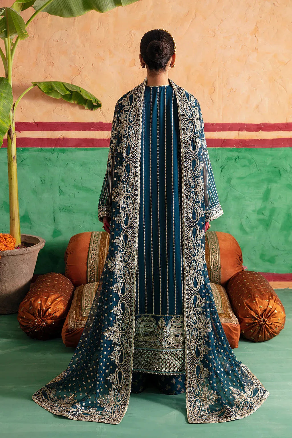 Afrozeh Shehnai Wedding Formal 3Pc Suit AFS-23-V1-05 Amal - Rang-e-Khaas