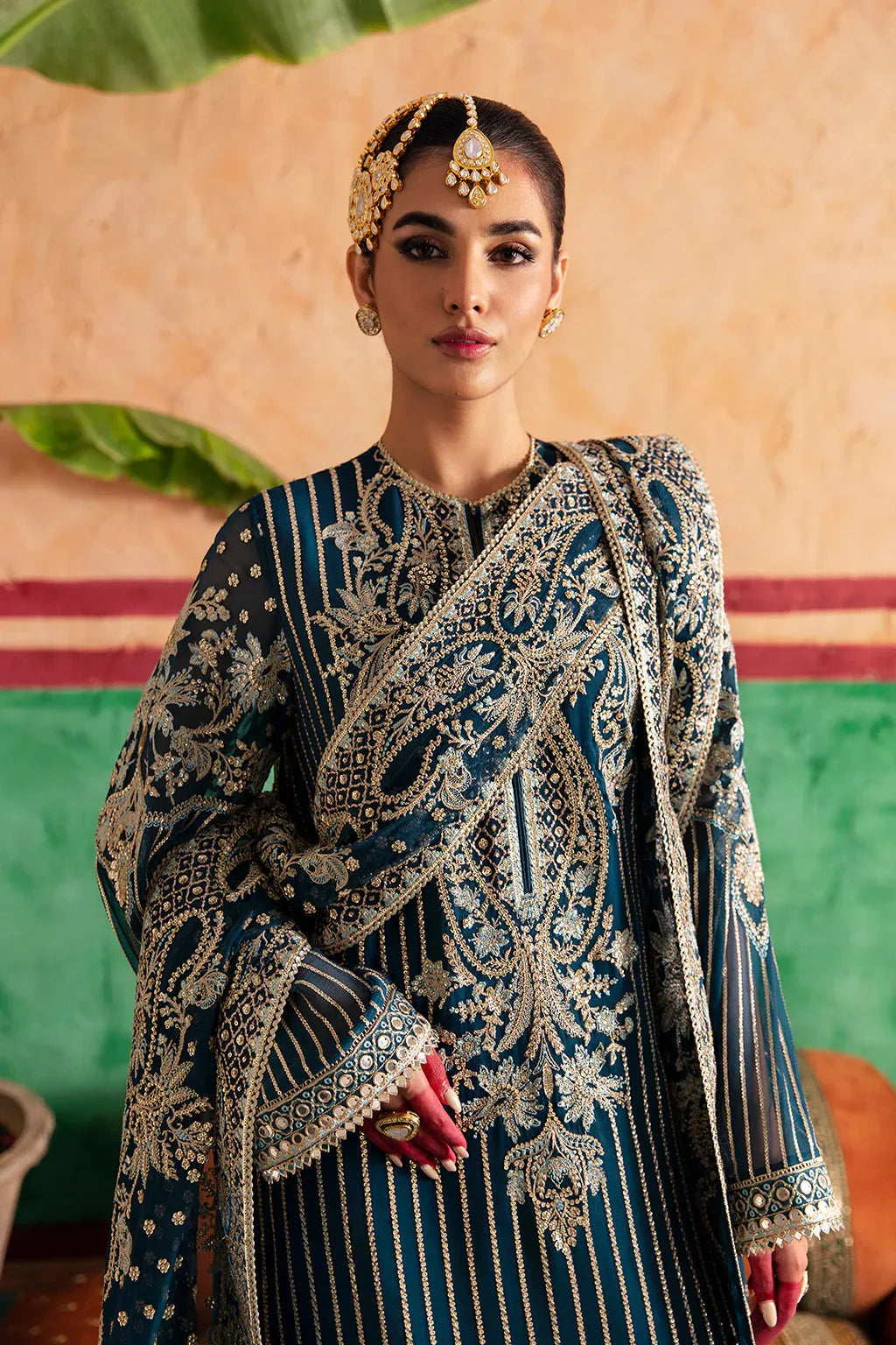 Afrozeh Shehnai Wedding Formal 3Pc Suit AFS-23-V1-05 Amal - Rang-e-Khaas