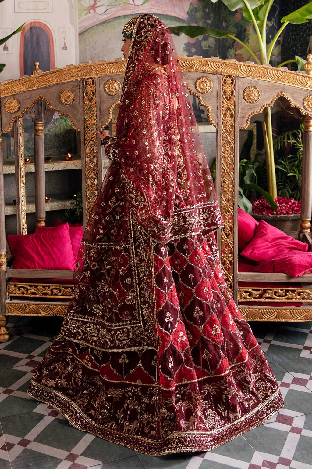Afrozeh Shehnai Wedding Formal 3Pc Suit AFS-23-V1-06 Tabeer - Rang-e-Khaas