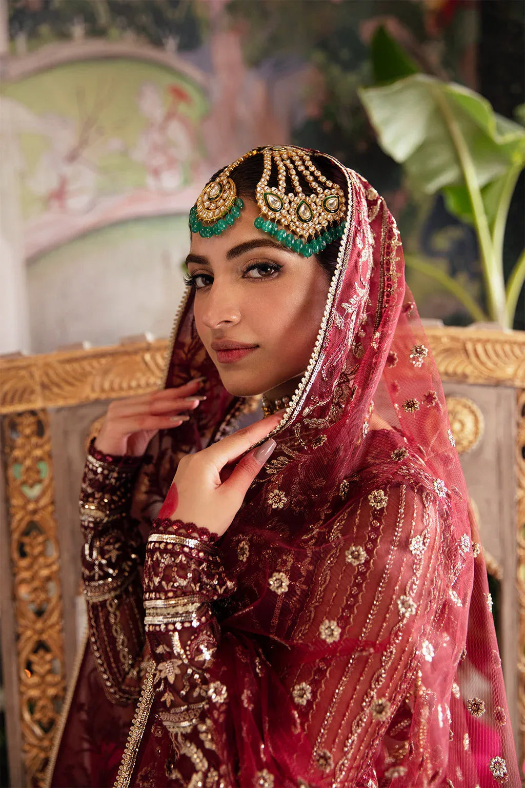 Afrozeh Shehnai Wedding Formal 3Pc Suit AFS-23-V1-06 Tabeer - Rang-e-Khaas