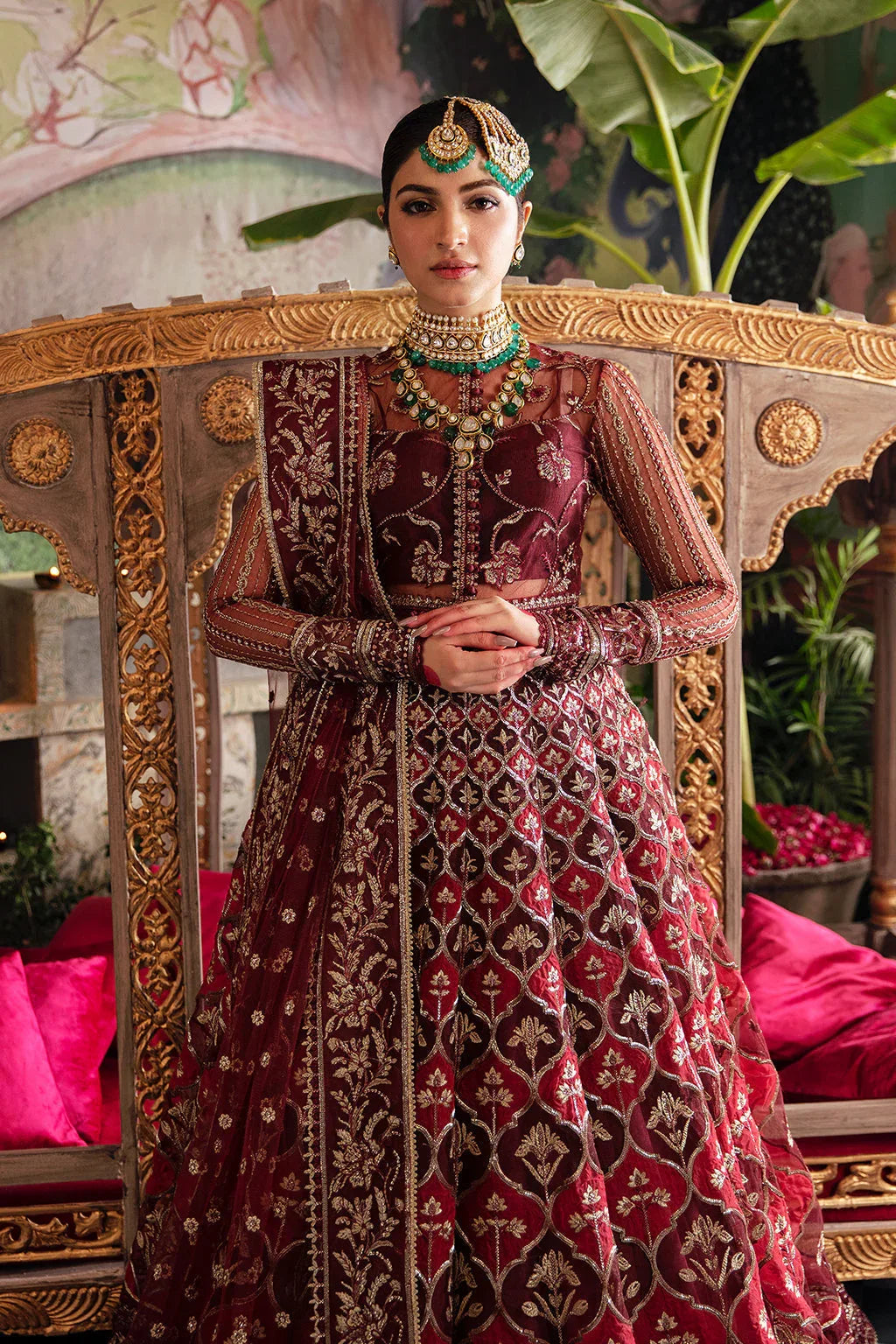 Afrozeh Shehnai Wedding Formal 3Pc Suit AFS-23-V1-06 Tabeer - Rang-e-Khaas