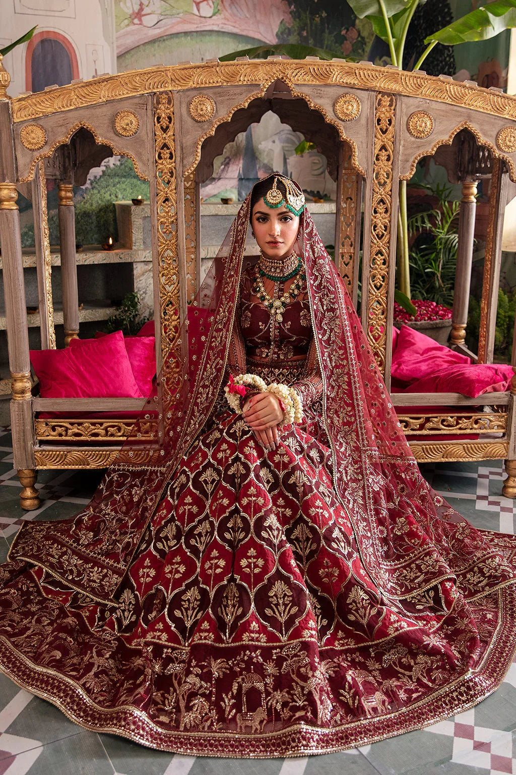 Afrozeh Shehnai Wedding Formal 3Pc Suit AFS-23-V1-06 Tabeer - Rang-e-Khaas