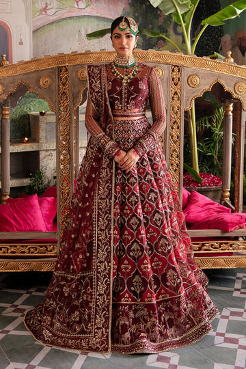Afrozeh Shehnai Wedding Formal 3Pc Suit AFS-23-V1-06 Tabeer - Rang-e-Khaas