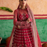 Afrozeh Shehnai Wedding Formal 3Pc Suit AFS-23-V1-07 Gulabposh