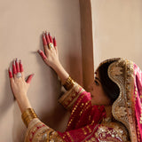 Afrozeh Shehnai Wedding Formal 3Pc Suit AFS-23-V1-08 Zari