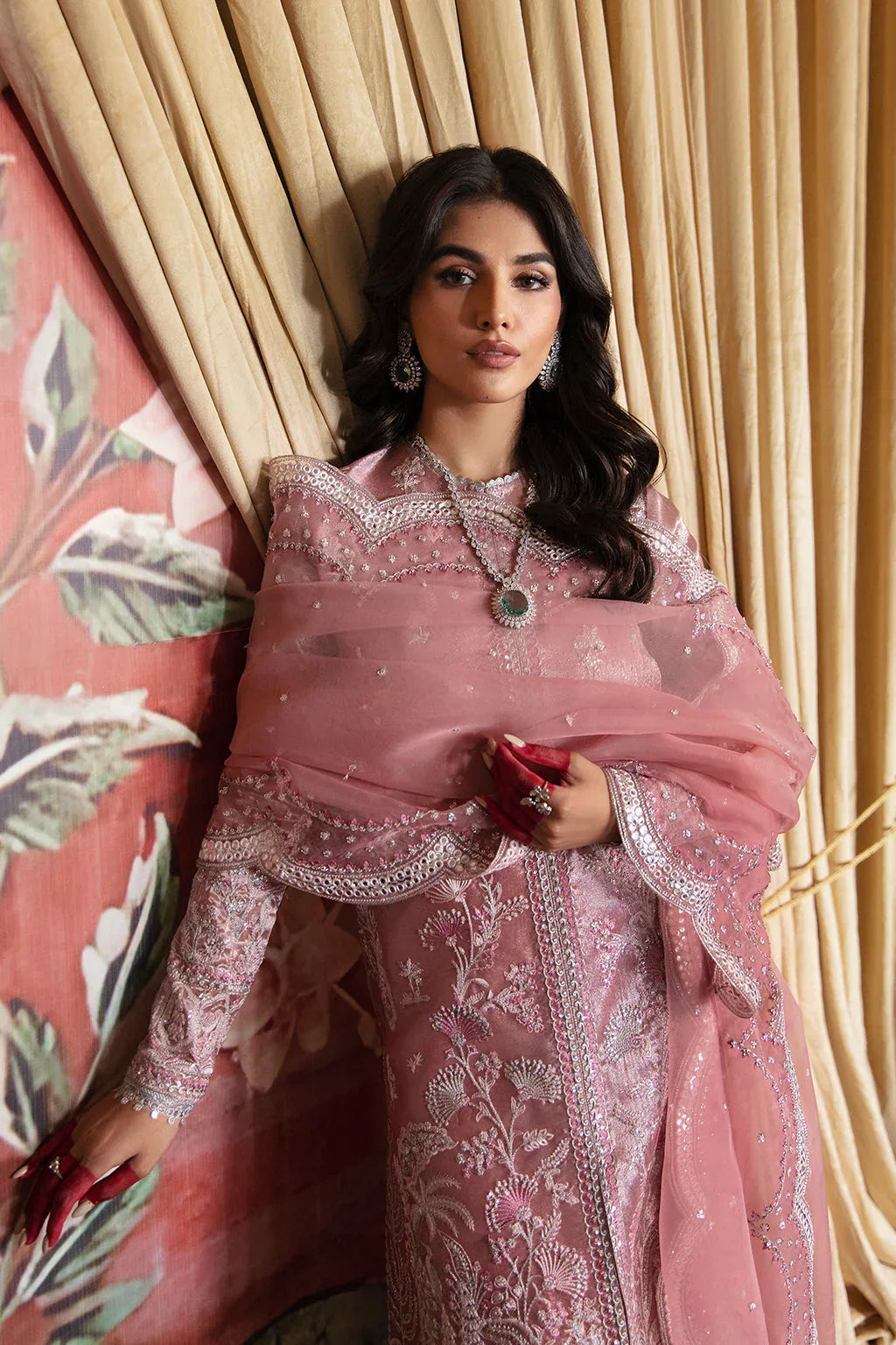 Afrozeh Shehnai Wedding Formal 3Pc Suit AFS-23-V1-10 Nirmala - Rang-e-Khaas