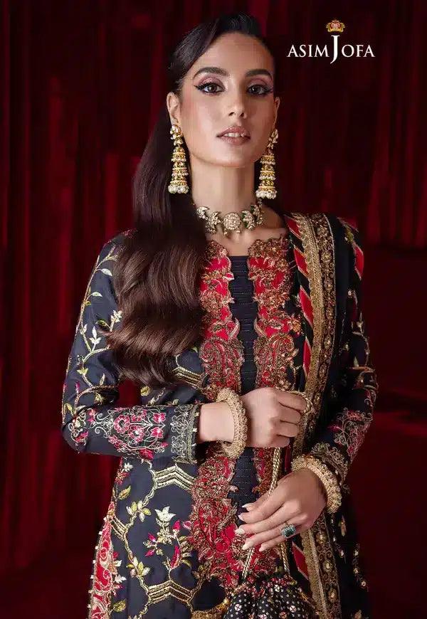 Asim Jofa | Bekhudi Luxury Chiffon 23 | AJBK-02 - Rang-e-Khaas