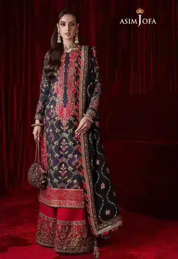 Asim Jofa | Bekhudi Luxury Chiffon 23 | AJBK-02 - Rang-e-Khaas