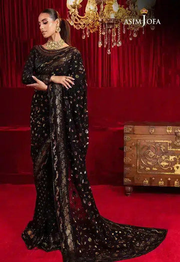 Asim Jofa | Bekhudi Luxury Chiffon 23 | AJBK-03 - Rang-e-Khaas