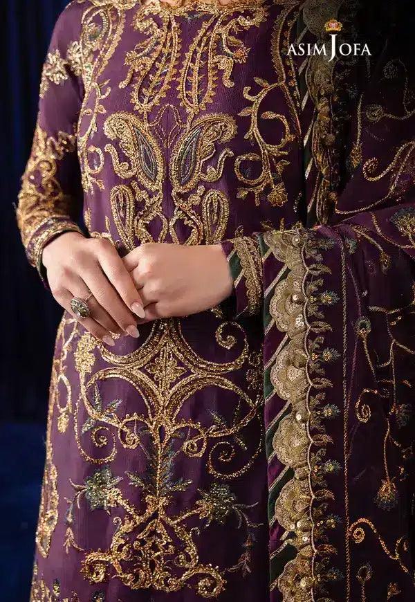 Asim Jofa | Bekhudi Luxury Chiffon 23 | AJBK-07 - Rang-e-Khaas