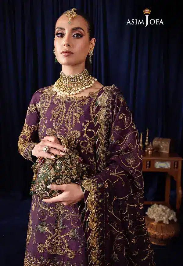 Asim Jofa | Bekhudi Luxury Chiffon 23 | AJBK-07 - Rang-e-Khaas