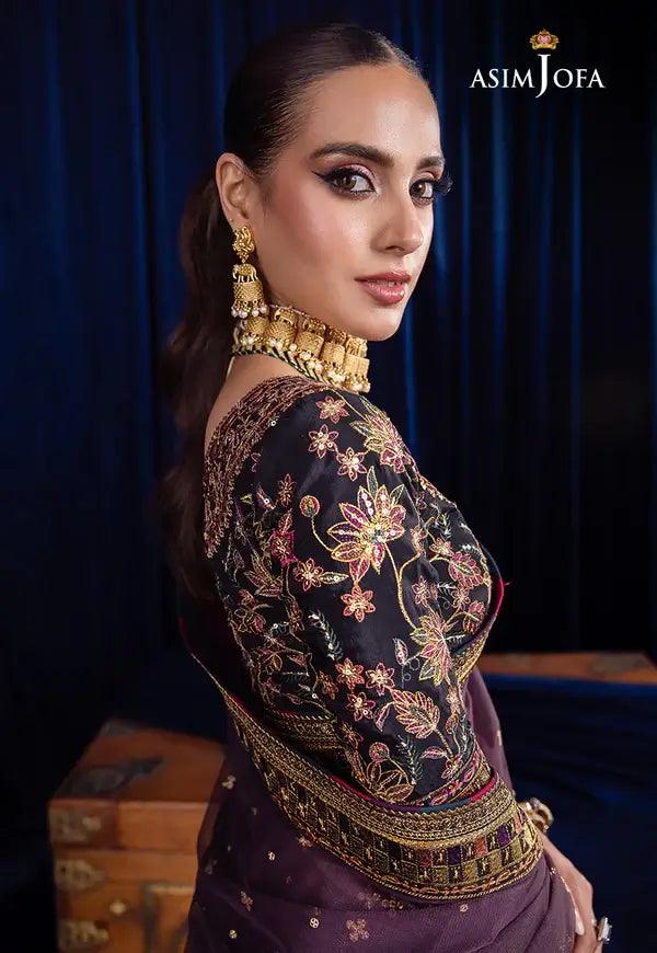 Asim Jofa | Bekhudi Luxury Chiffon 23 | AJBK-08 - Rang-e-Khaas