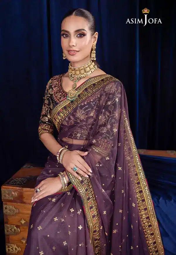 Asim Jofa | Bekhudi Luxury Chiffon 23 | AJBK-08 - Rang-e-Khaas