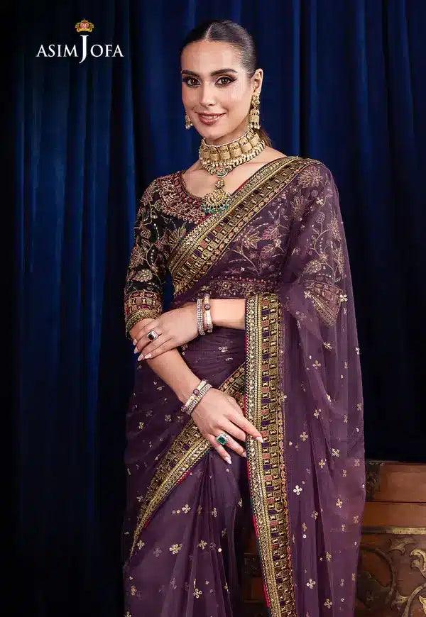 Asim Jofa | Bekhudi Luxury Chiffon 23 | AJBK-08 - Rang-e-Khaas