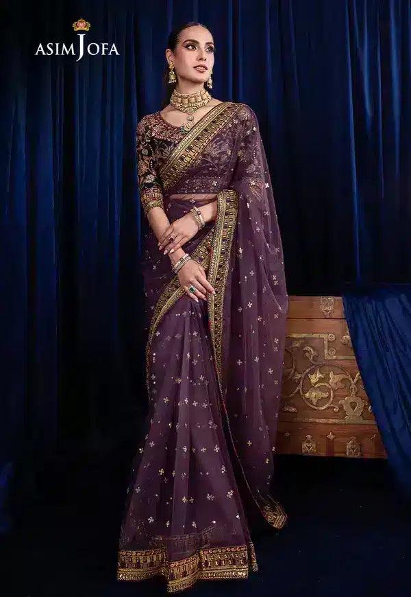 Asim Jofa | Bekhudi Luxury Chiffon 23 | AJBK-08 - Rang-e-Khaas