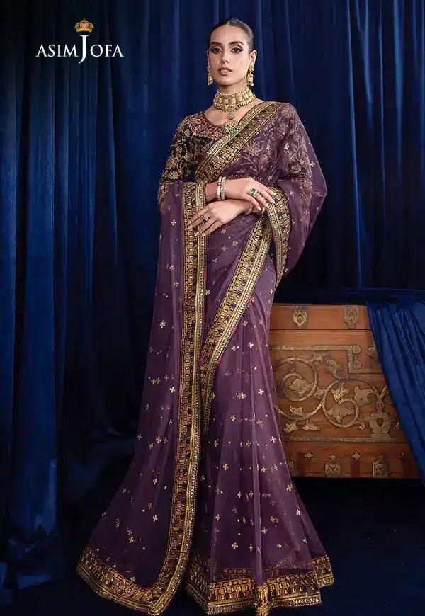 Asim Jofa | Bekhudi Luxury Chiffon 23 | AJBK-08 - Rang-e-Khaas