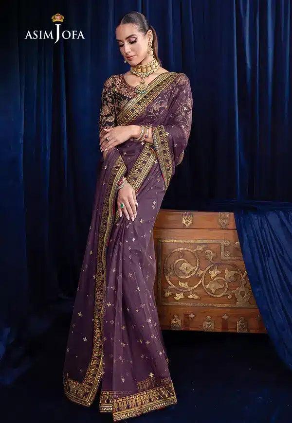 Asim Jofa | Bekhudi Luxury Chiffon 23 | AJBK-08 - Rang-e-Khaas
