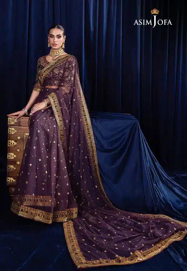 Asim Jofa | Bekhudi Luxury Chiffon 23 | AJBK-08 - Rang-e-Khaas