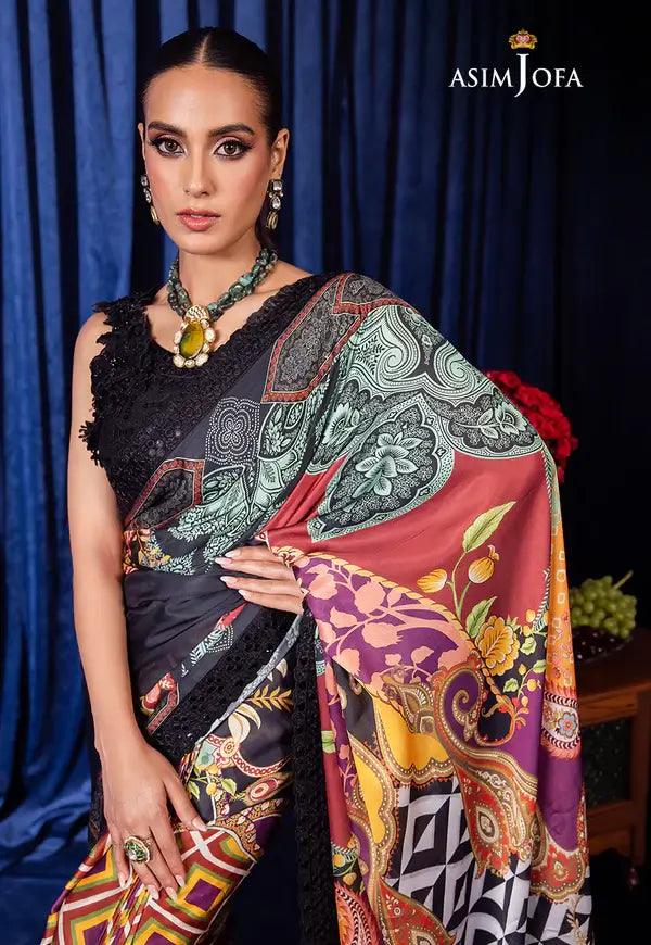 Asim Jofa | Bekhudi Luxury Chiffon 23 | AJBK-09 - Rang-e-Khaas