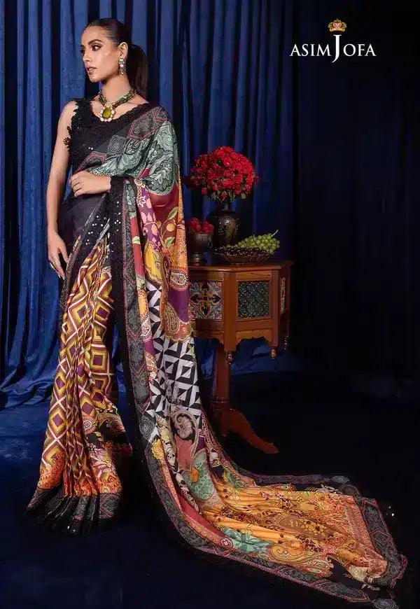 Asim Jofa | Bekhudi Luxury Chiffon 23 | AJBK-09 - Rang-e-Khaas