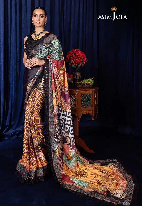 Asim Jofa | Bekhudi Luxury Chiffon 23 | AJBK-09 - Rang-e-Khaas