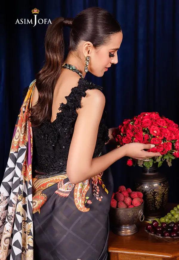 Asim Jofa | Bekhudi Luxury Chiffon 23 | AJBK-09 - Rang-e-Khaas