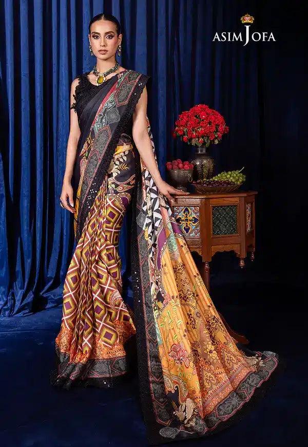 Asim Jofa | Bekhudi Luxury Chiffon 23 | AJBK-09 - Rang-e-Khaas