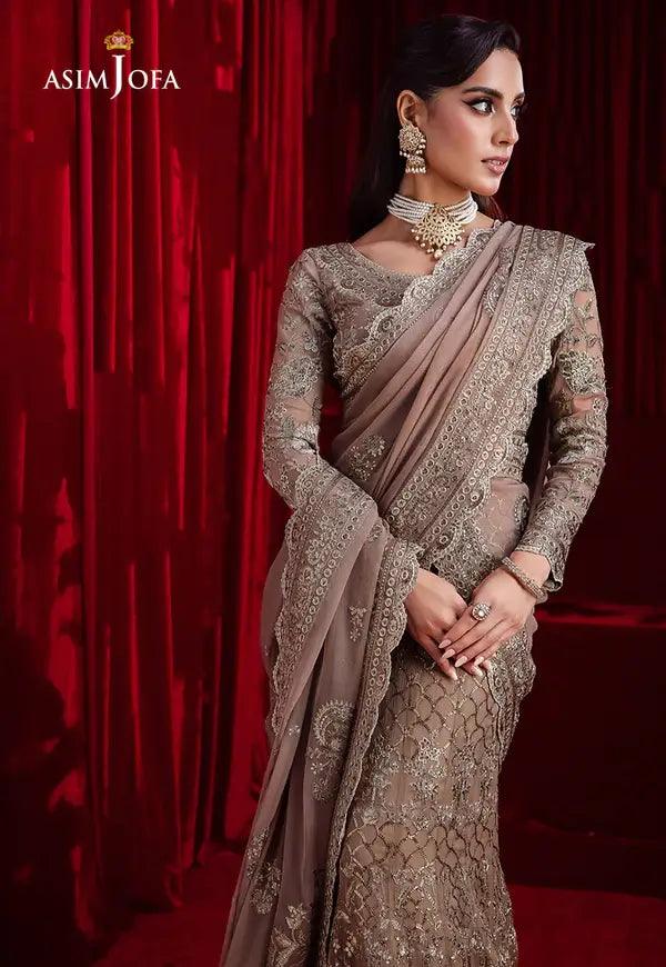 Asim Jofa | Bekhudi Luxury Chiffon 23 | AJBK-10 - Rang-e-Khaas