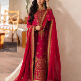 Asim Jofa | Heeriye | AJHE-07 EMBROIDERED JUMBO SILK 3 PCS