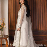 Asim Jofa | Heeriye | AJHE-03 EMBROIDERED ORGANZA 3 PCS