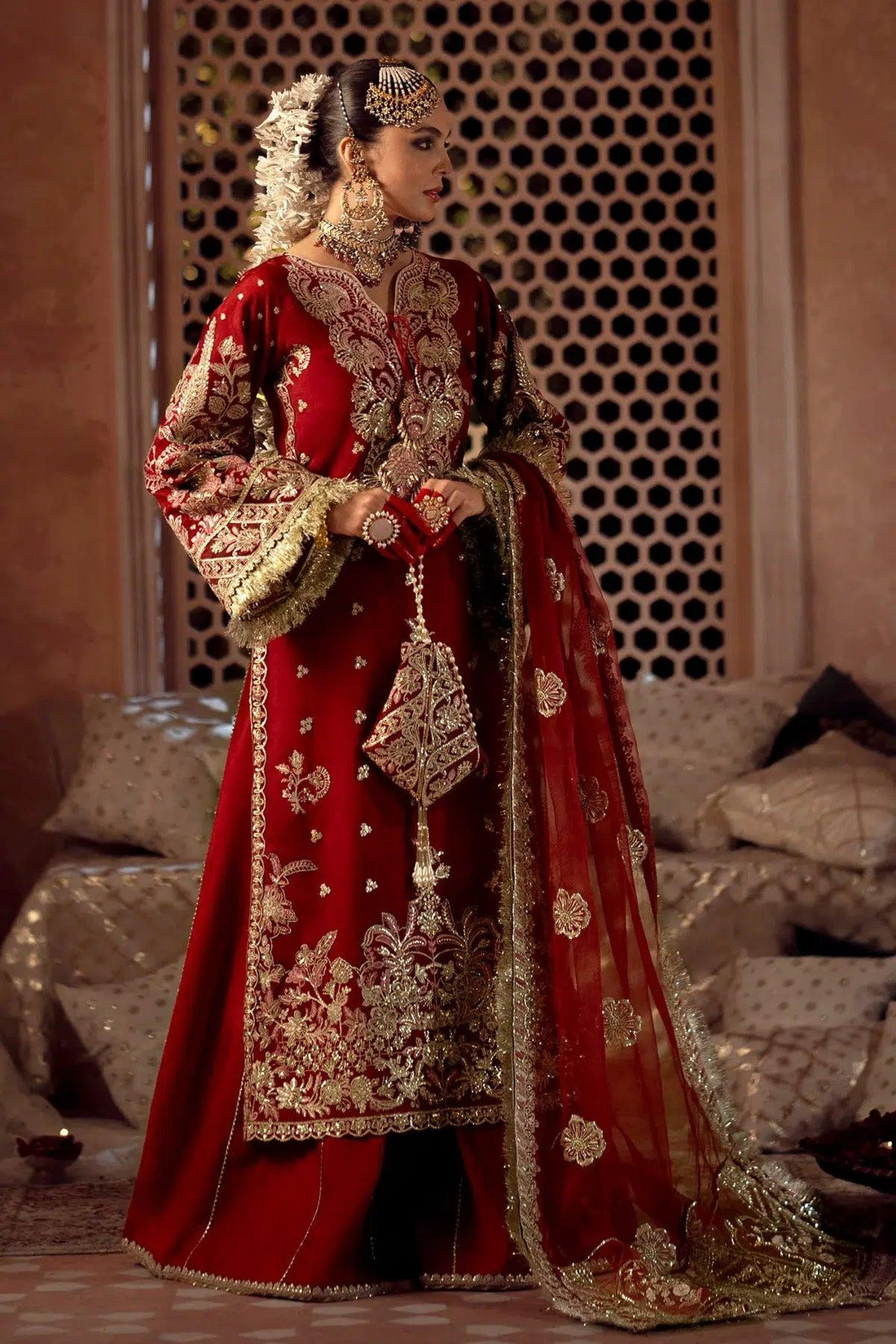 AJR Couture | Mushk The Silk Edit | Gulab - Rang-e-Khaas