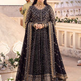 Shehnai by Asim Jofa Embroidered Chiffon Unstitched 3Pc Suit AJSH-01