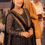 Shehnai by Asim Jofa Embroidered Chiffon Unstitched 3Pc Suit AJSH-01
