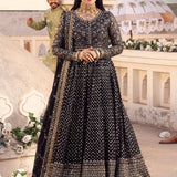 Shehnai by Asim Jofa Embroidered Chiffon Unstitched 3Pc Suit AJSH-01