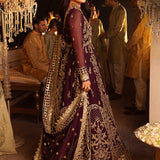 Shehnai by Asim Jofa Embroidered Chiffon Unstitched 3Pc Suit AJSH-02