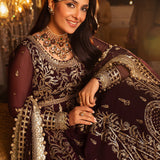 Shehnai by Asim Jofa Embroidered Chiffon Unstitched 3Pc Suit AJSH-02