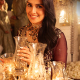 Shehnai by Asim Jofa Embroidered Chiffon Unstitched 3Pc Suit AJSH-02