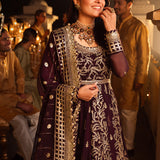 Shehnai by Asim Jofa Embroidered Chiffon Unstitched 3Pc Suit AJSH-02