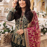 Shehnai by Asim Jofa Embroidered Chiffon Unstitched 3Pc Suit AJSH-11